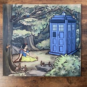 Snow White Doctor Who Disney Art Print